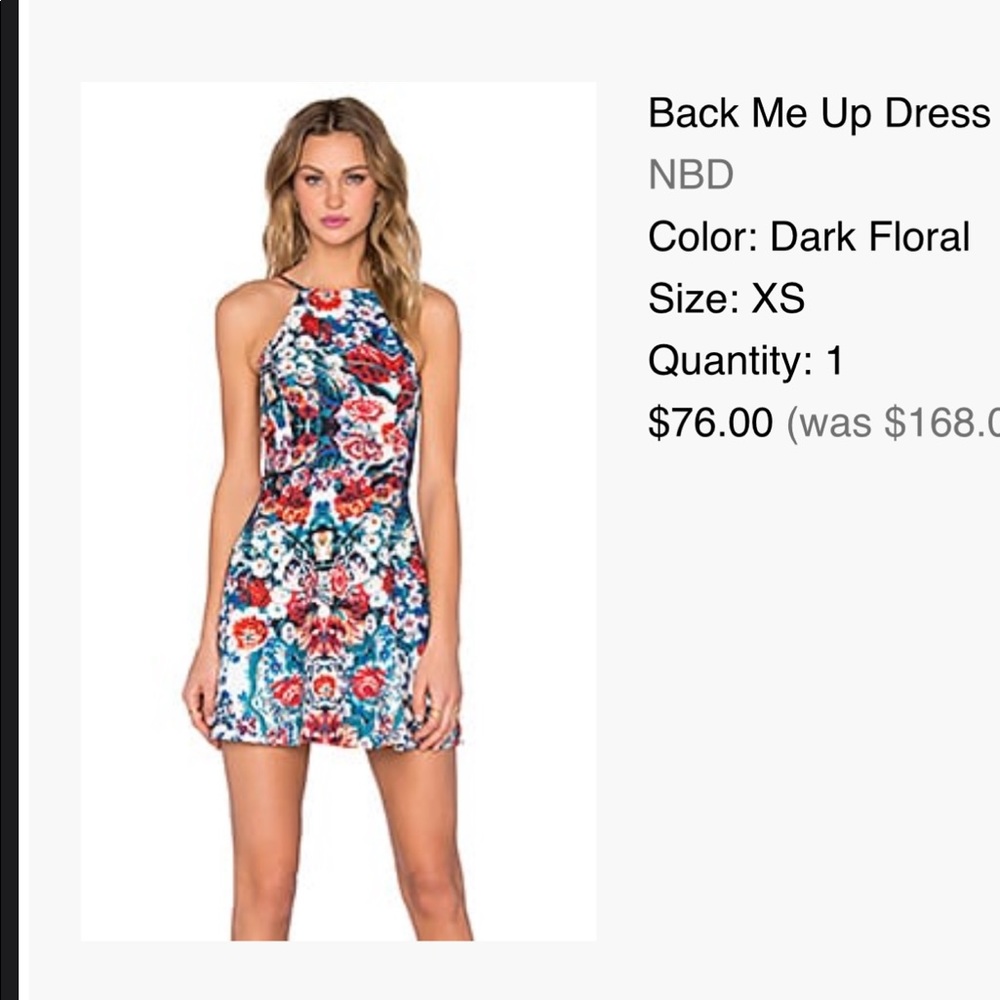 Floral Print Mini Dress